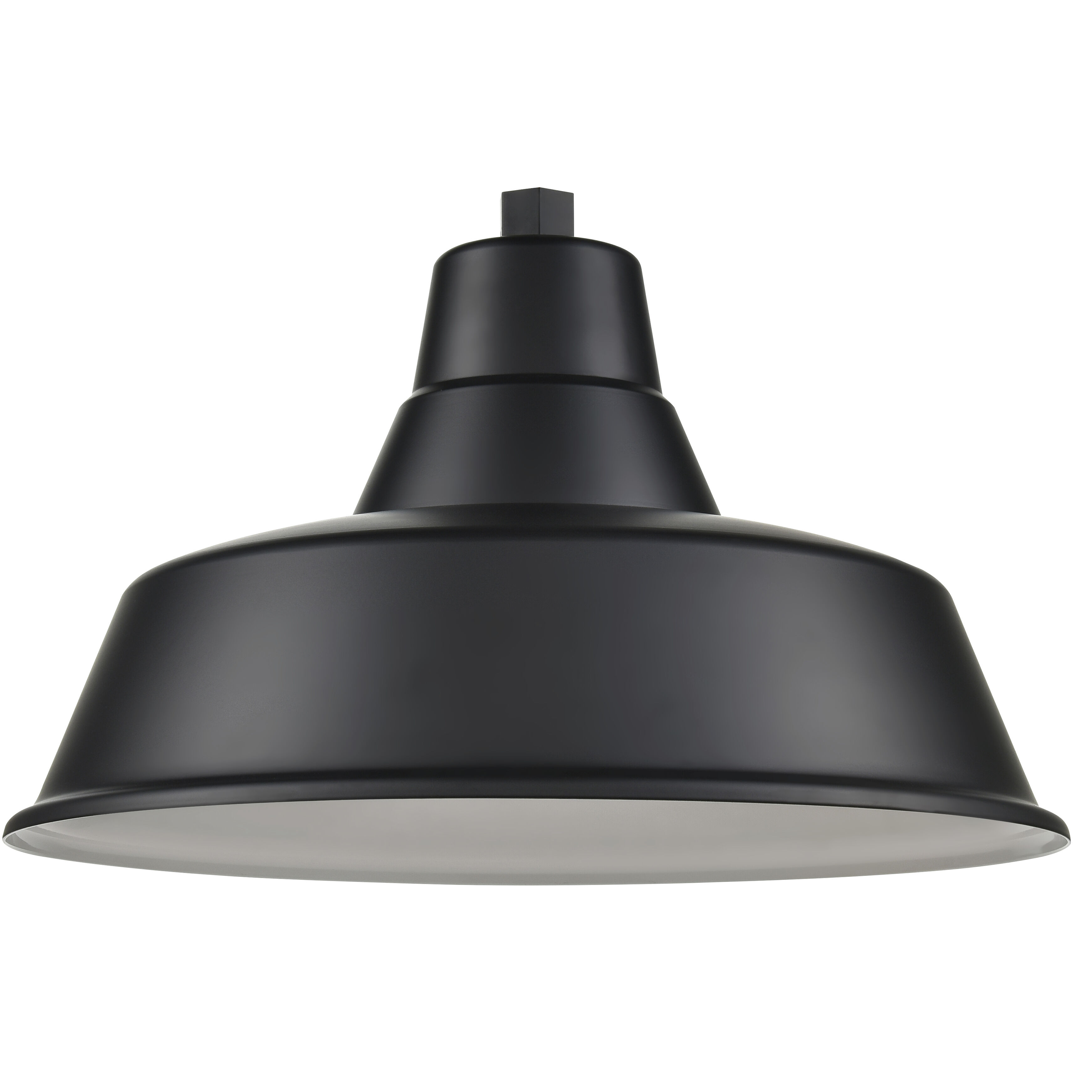R Series Satin Black 17 inch Classic Warehouse Shade